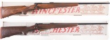 Two Boxed Winchester Model 70 Super Grade Bolt Action Rifles
