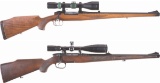Two Scoped Steyr Bolt Action Rifles