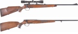 Two Steyr Bolt Action Rifles