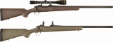 Two Remington 700 Bolt Action Rifles