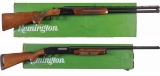 Two Remington Shotguns with Boxes