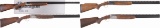 Four Engraved Ithaca Shotguns