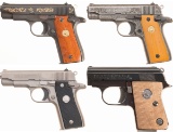 Four Colt Semi-Automatic Pistols