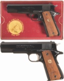 Two Colt Government Model Semi-Automatic Pistols