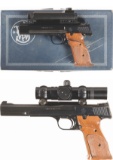 Two S&W Model 41 Semi-Automatic Pistols with Red Dot Sights