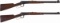 Two Winchester Model 94 Lever Action Carbines