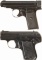 Two European Semi-Automatic Pistols