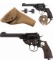 Two Webley & Scott Mark VI Double Action Revolvers