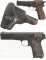 Two Fabrique Nationale Semi-Automatic Pistols