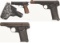 Three Fabrique Nationale Semi-Automatic Pistols