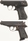 Two Nazi Marked Semi-Automatic Pistols