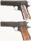 Two Semi-Automatic Pistols