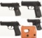Four Beretta Semi-Automatic Pistols