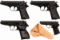 Four European Semi-Automatic Pistols