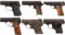 Six European Semi-Automatic Pistols