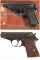 Two Pre-World War II Walther Semi-Automatic Pistols