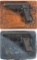 Two Cased Walther Semi-Automatic Pistols
