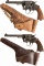 Two U.S. Army Colt Double Action Revolvers with Holsters