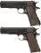 Two Military Semi-Automatic Pistols