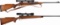 Two Remington Model 700 Bolt Action Rifles with Scopes