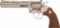 Nickel Colt Diamondback Double Action Revolver in .22 LR