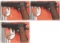 Three Llama Especial Semi-Automatic Pistols with Boxes