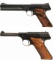 Two Colt .22 LR Semi-Automatic Pistols