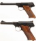 Two Colt Semi-Automatic Pistols