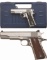 Two Colt Semi-Automatic Pistols