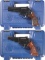 Two Smith & Wesson Double Action Revolvers with Cases