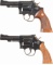 Two Smith & Wesson Double Action Revolvers