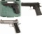 Three Cased 1911 Pattern Semi-Automatic Pistols
