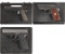 Three Semi-Automatic Pistols with Cases