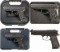 Four Semi-Automatic Pistols