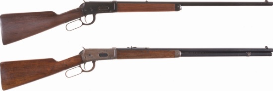 Two Special Order Winchester Model 1894 Lever Action Rifles