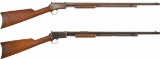 Two Winchester Slide Action Rifles