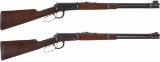 Two Winchester Model 94 Lever Action Carbines