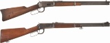 Two Winchester Lever Action Carbines