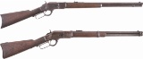 Two Antique Winchester Lever Action Long Guns
