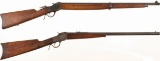 Two Winchester Model 1885 Low Wall Single Shot Rifles