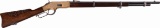 Winchester Model 1866 Lever Action Musket with Carved Stock