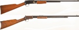 Two Slide Action Rifles