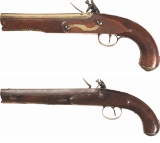 Two English Flintlock Pistols