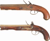 Two English Flintlock Trade Pistols