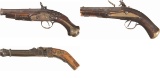 Three Muzzle Loading Pistols