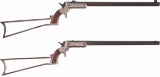 Two Stevens Single Shot Pocket Rifles