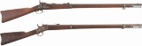 Two Antique U.S. Military Single Shot Rifles