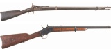 Three Antique Single Shot Rifles