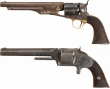 Two Antique American Civil War Era Revolvers