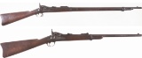 Two Antique U.S. Springfield Trapdoor Long Guns